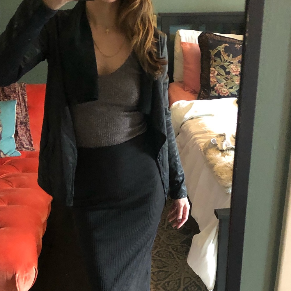 All Saints Black Leather Jacket